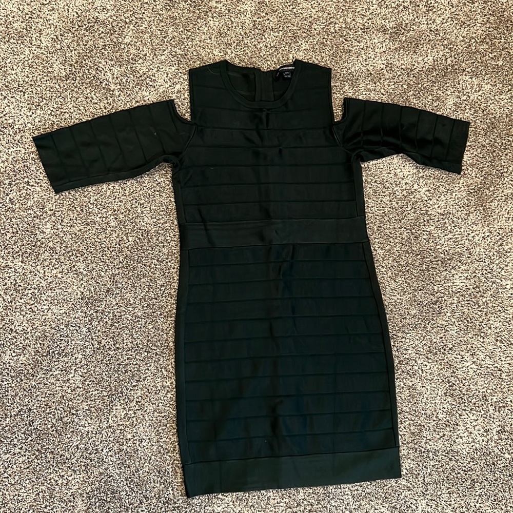 XL Deep Green French Connection silhouette dress